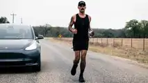 Le coureur d'ultra-marathon Robbie Balenger bat la Tesla Model 3
