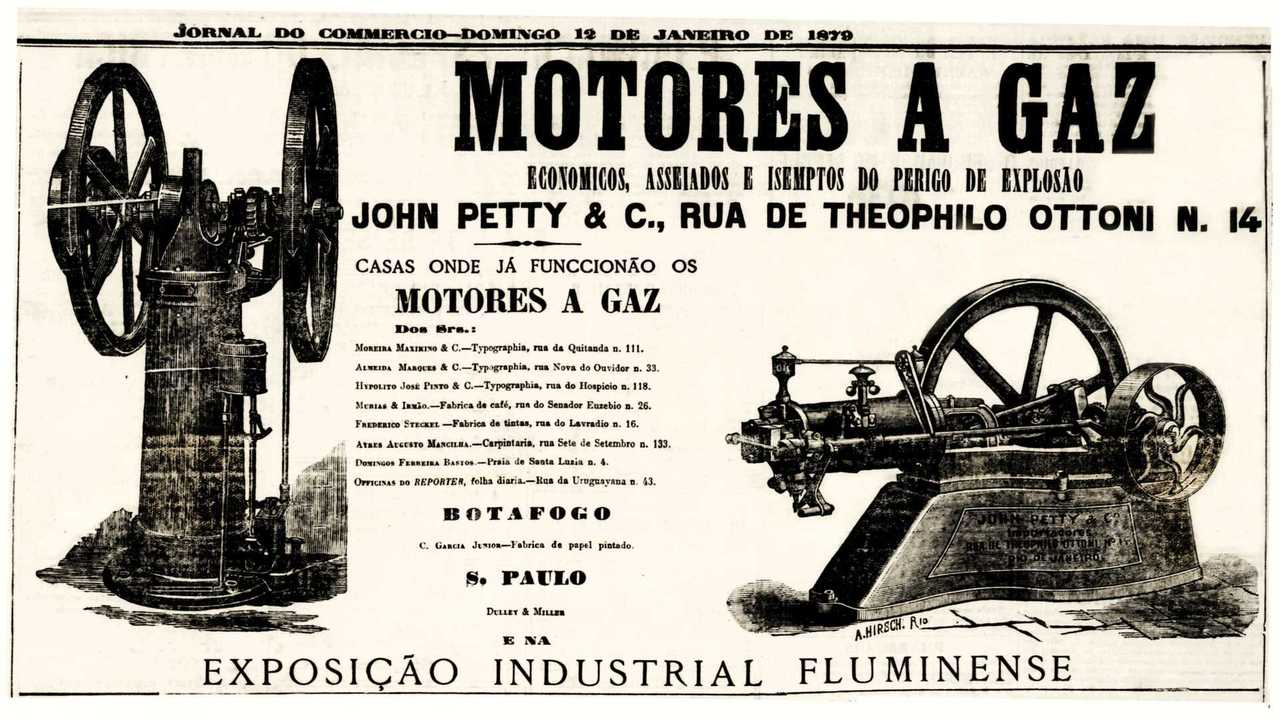 003 - Anúncio do representante dos Motores Otto no Brasil, em 1879