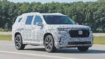2023 Honda Pilot Front View Spy Photo