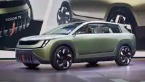 Skoda Vision 7S at the unveiling