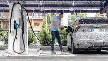 2023 MG MG4 Electric prototype charging