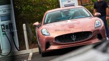 Maserati GranTurismo Folgore, le foto spia a Pebble Beach