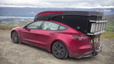 Tenda da campeggio per Tesla Model 3