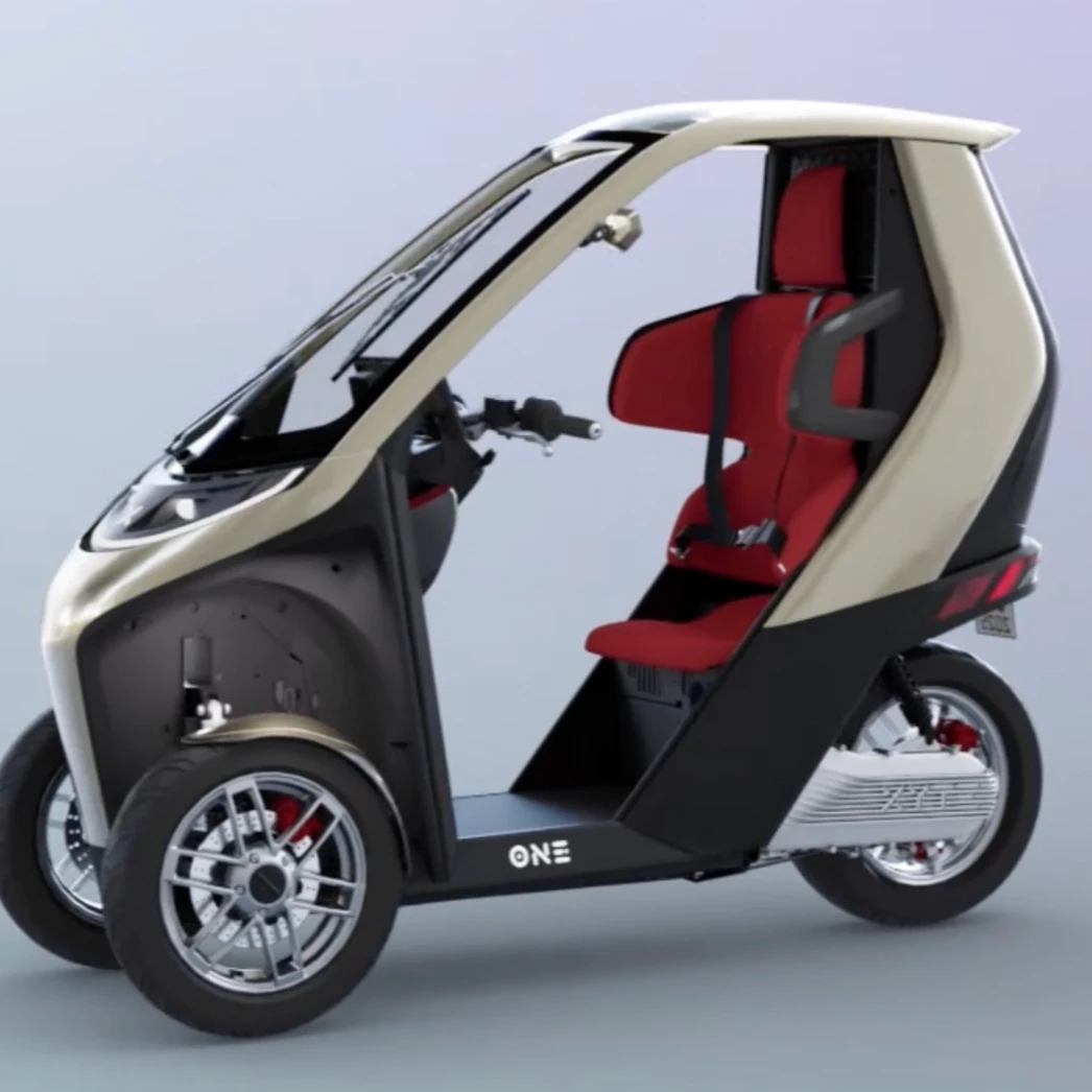This Electric Oddball Three-Wheeled "Scooter" Wants To Basically Be a Small  Car