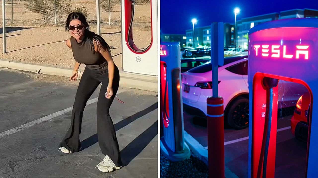 tesla supercharger middle of nowhere