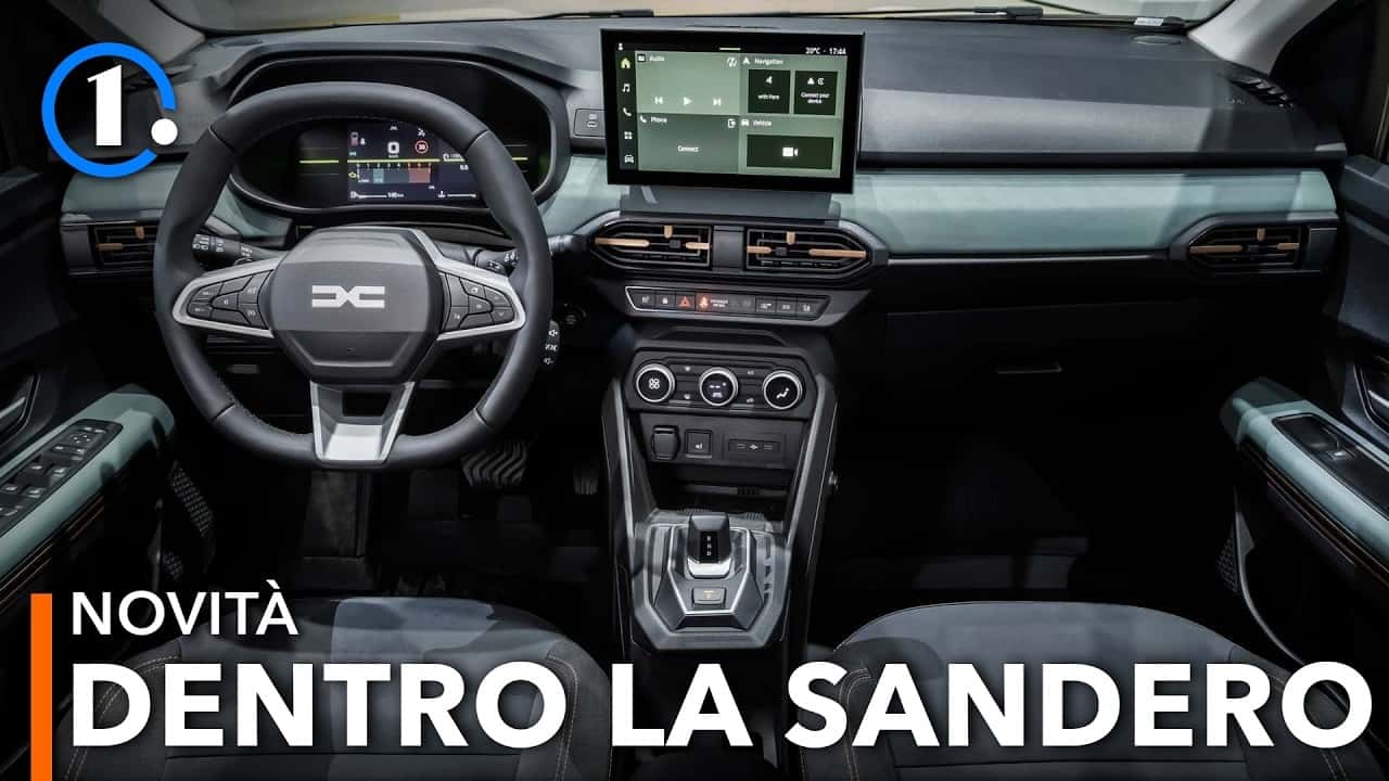 Dacia Sandero 2026, gli interni