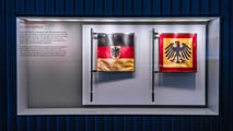 Mercedes-Benz 300 (W 189) im Mercedes-Benz Museum ist der letzte Dienstwagen des ersten deutschen Bundeskanzlers Konrad Adenauer