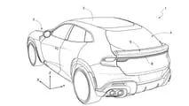 Ferrari Aerodynamic Taillights Patent