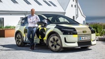 2027 Audi A2 E-Tron camouflaged prototype