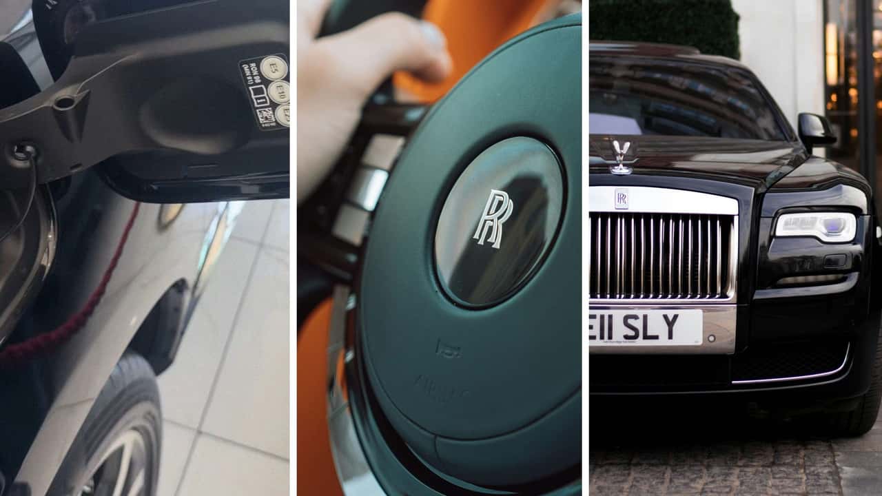 Woman buys Rolls Royce, pops open the gas cap. Then she notices something shady