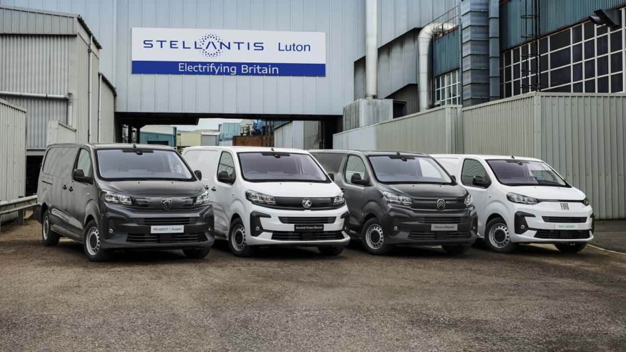Stellantis CV production in Luton, UK
