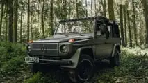 Arcade Sojourn (elektrifizierte G-Klasse): Das Softtop lässt sich seitlich aufrollen