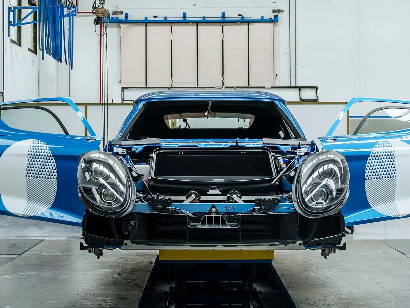 Here is Zagato's Alpine A110 at the FuoriConcorso in Villa d'Este