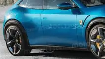 Ferrari elettrica (2025), il render di Motor1.com