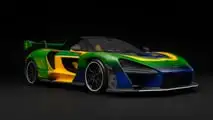 Livrée Senna Sempre à l'échelle 1:8 de McLaren Senna par Amalgam