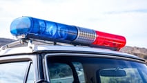 Voiture de police 4x4 Dodge Ramcharger 1982