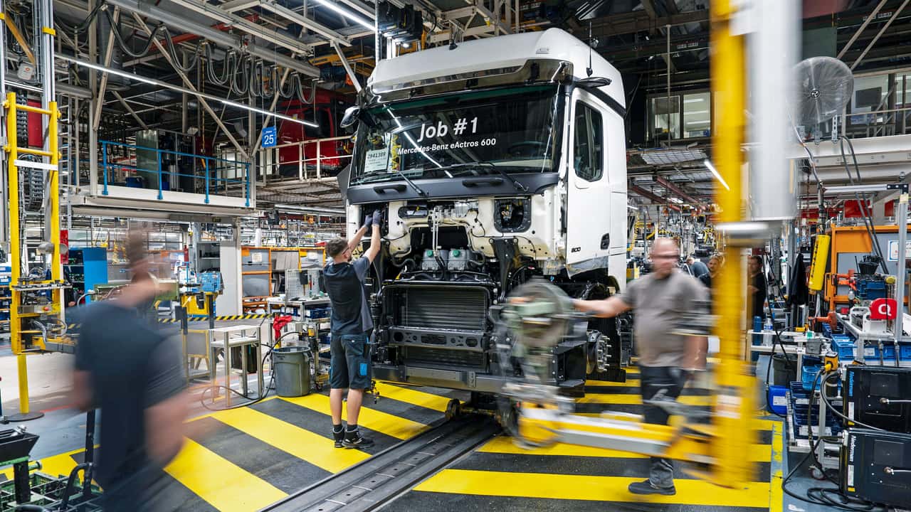 Mercedes eActros 600: Produktionsstart im Werk Wörth