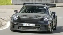 Porsche 911 GT3 RS Facelift (2026) Erlkönigfotos