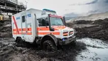 Unimog Ambulanzfahrzeug der Firma EMPL Fahrzeugwerk GmbH für die Bundeswehr
