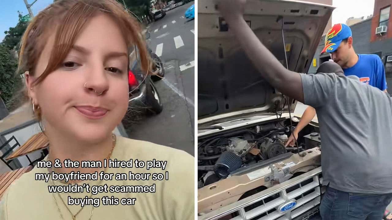  NYC woman hires man to be her boyfriend for 1 hour so she doesn’t get scammed when buying Ford truck