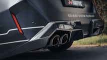 Lo scarico Akrapovic in titanio per la BMW M5