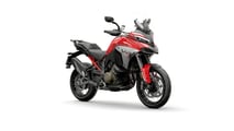 Nova Ducati Multistrada V4 Dianteira direita fundo branco