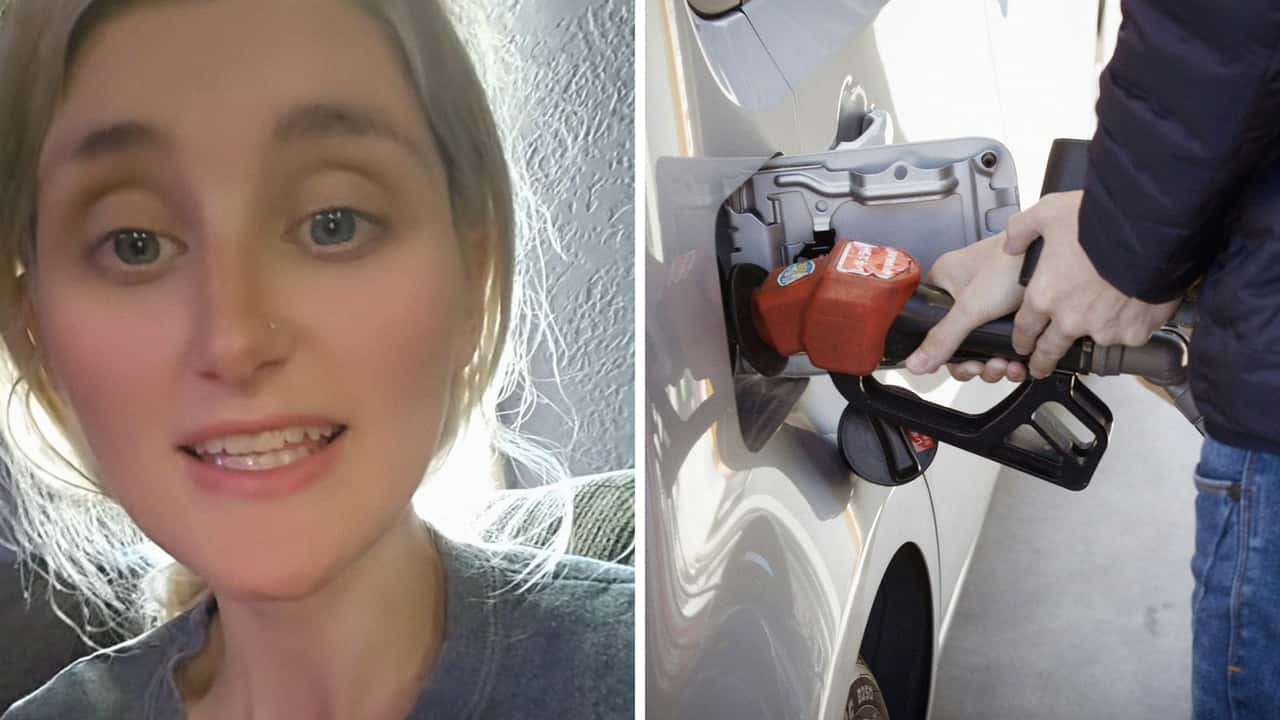 Vehicle gas pump