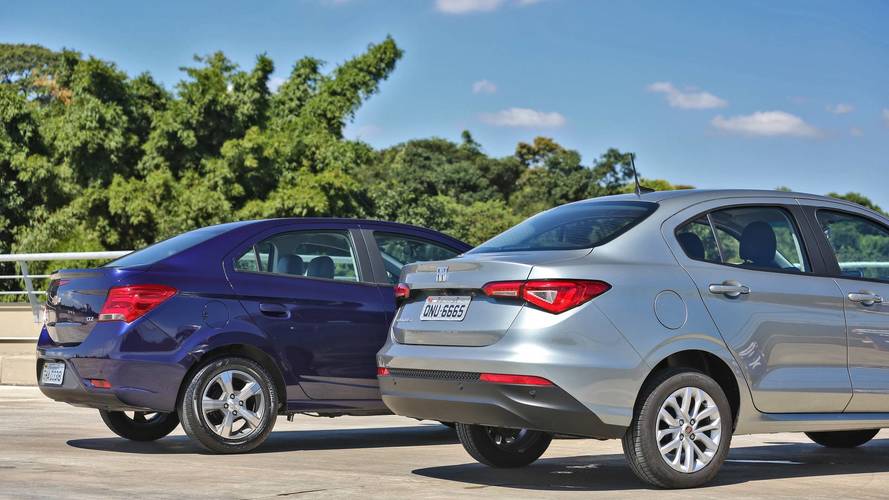 Comparativo Fiat Cronos x Chevrolet Prisma