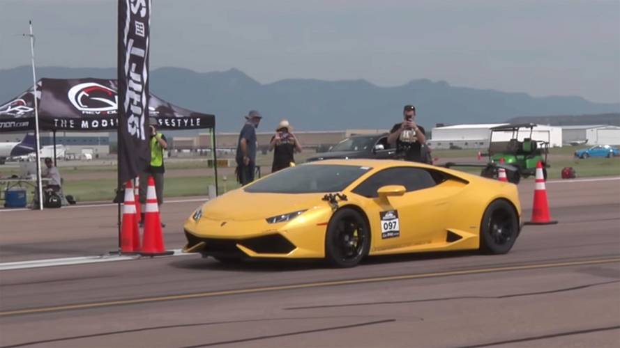 Récord de velocidad para un Lamborghini Huracán en media milla