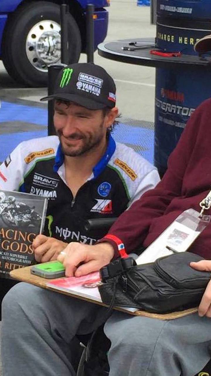 Paul at WSBK this past July. Josh did not forget about him!