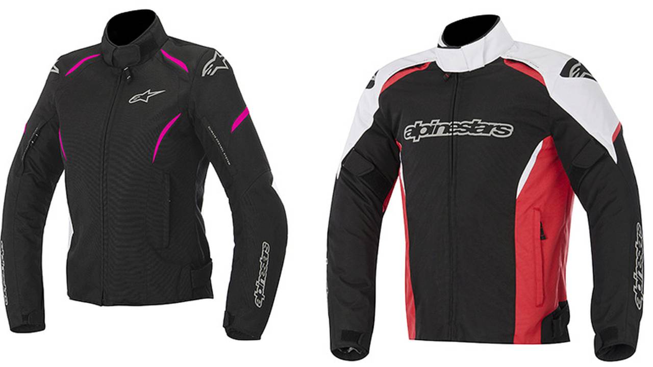 His and hers. Left is the Stella Gunner Waterproof Jacket for women, and right is the Gunner Waterproof jacket for men.