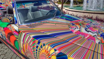 1982 Mercedes-Benz 380 SL 'Psychedelic Drive' by Laurence Gartel