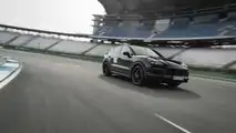 Teaser für stärkere Version des Porsche Cayenne Turbo Coupé