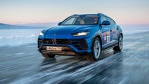 Lamborghini Urus, record di velocità sul ghiaccio