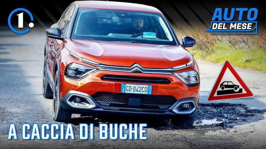 Citroen C4, un tappeto volante tra le buche di Roma