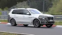 BMW X7 Facelift Spy Photos At The Nurburgring