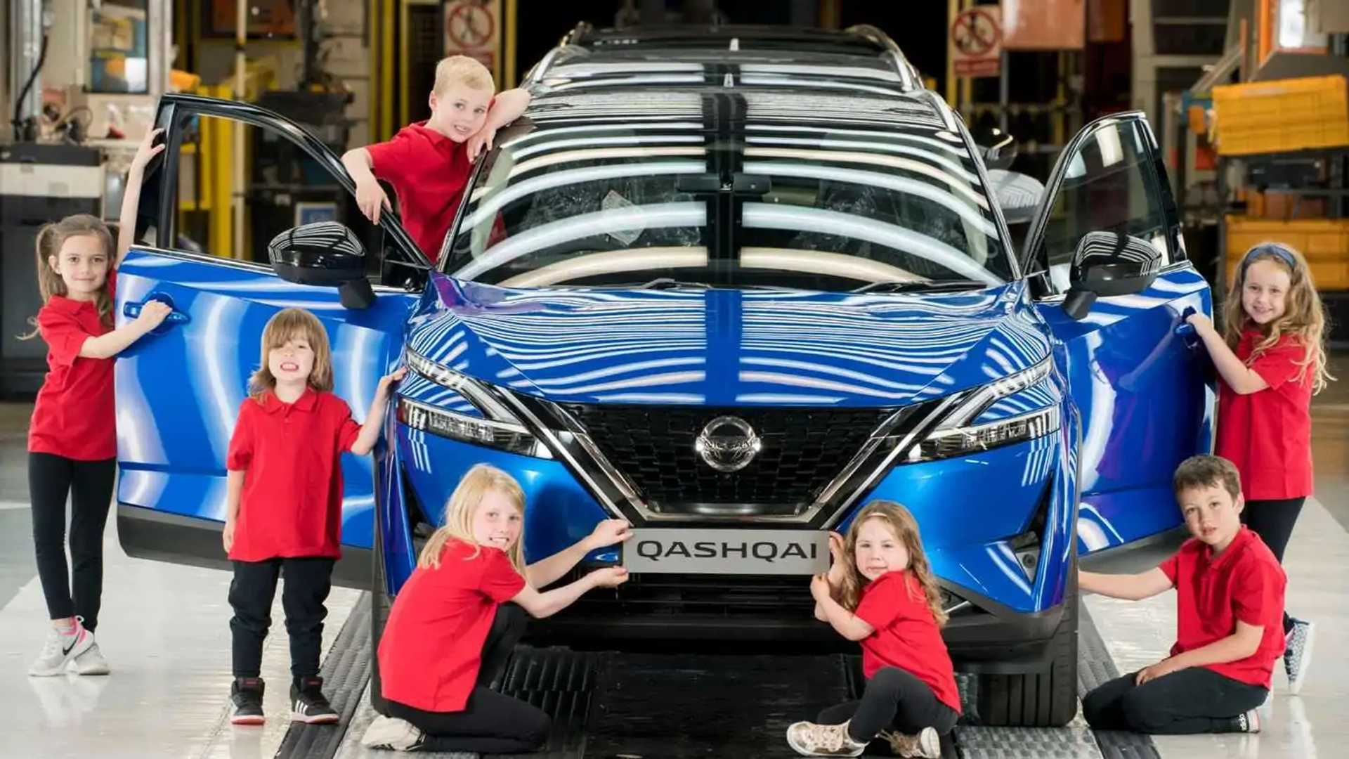Nissan Sunderland aims to inspire kids as Qashqai production begins