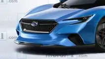Subaru Mid-Engine Sport Car rendering