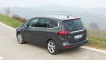 Opel Zafira Tourer 1.6 CDTI, test di consumo reale Roma-Forlì