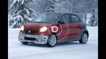Nuove smart Brabus fortwo e forfour, foto spia