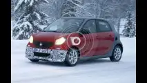 Nuove smart Brabus fortwo e forfour, foto spia