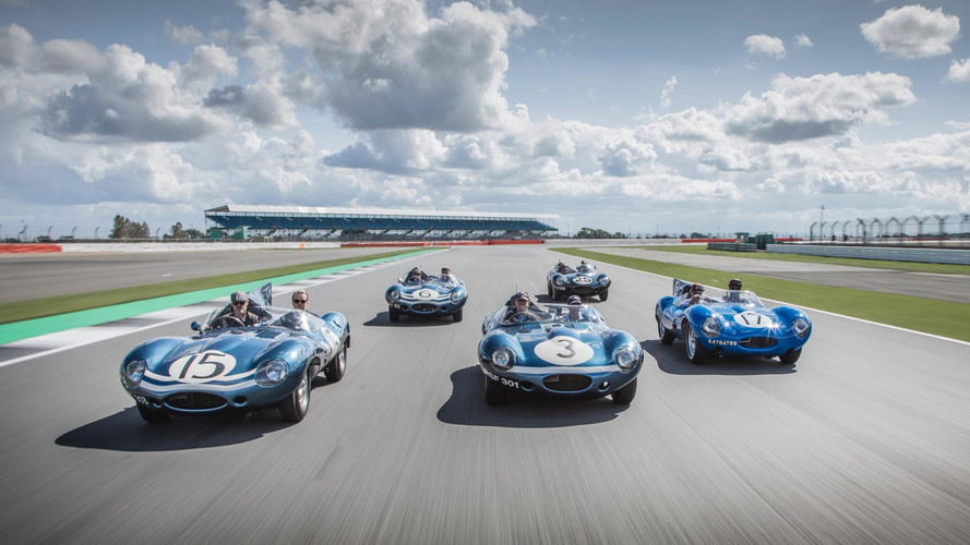 Jaguar D-Type Le Mans Victory Celebration
