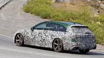 2018 Audi RS4 Avant with Sonoma Green paint spy photo