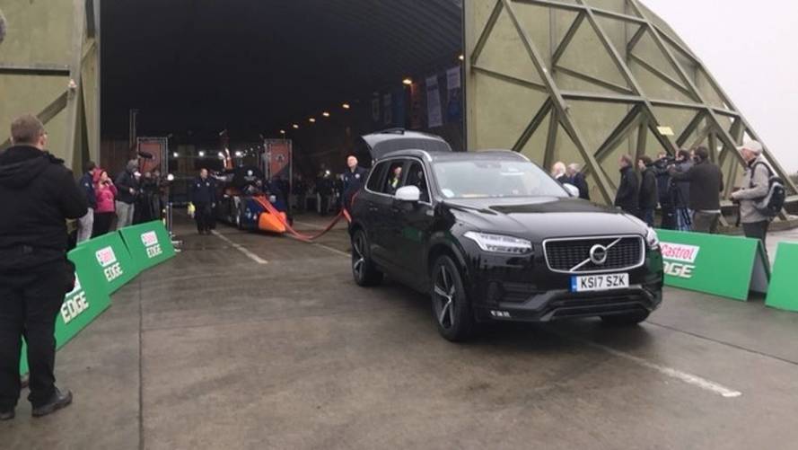 Bloodhound SSC live test pictures