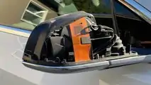 Biker Shows His Hate For Teslas By Striking Model 3 And Running Away