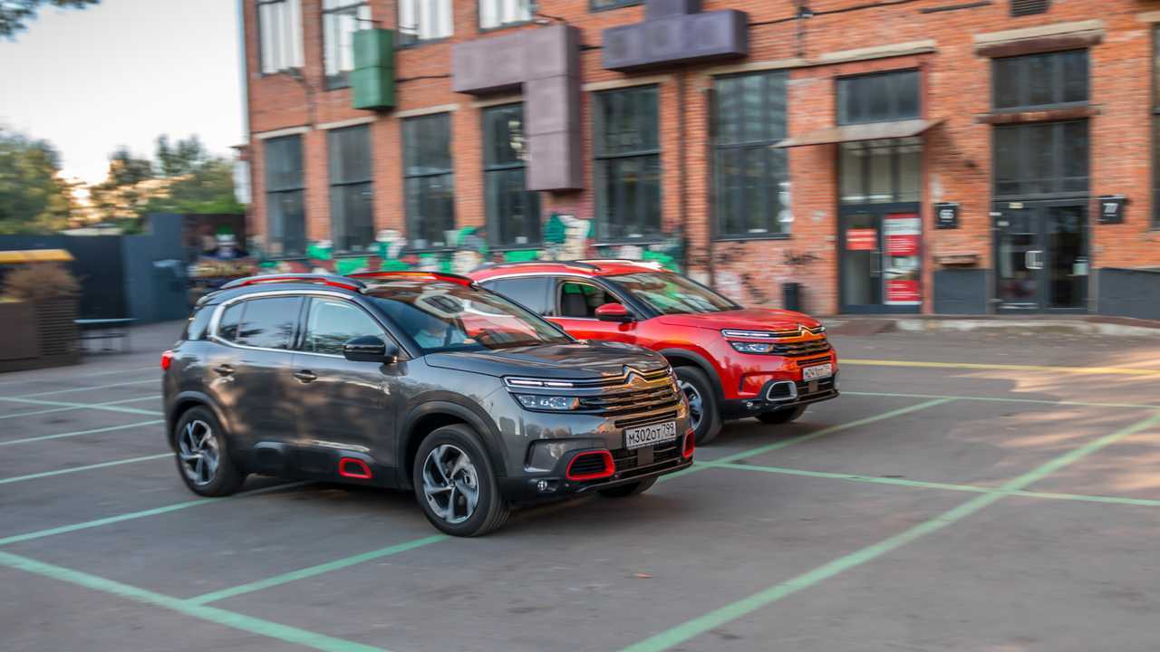 Citroen C5 Aircross test-drive in Moscow