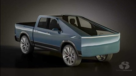 tesla truck render ram box