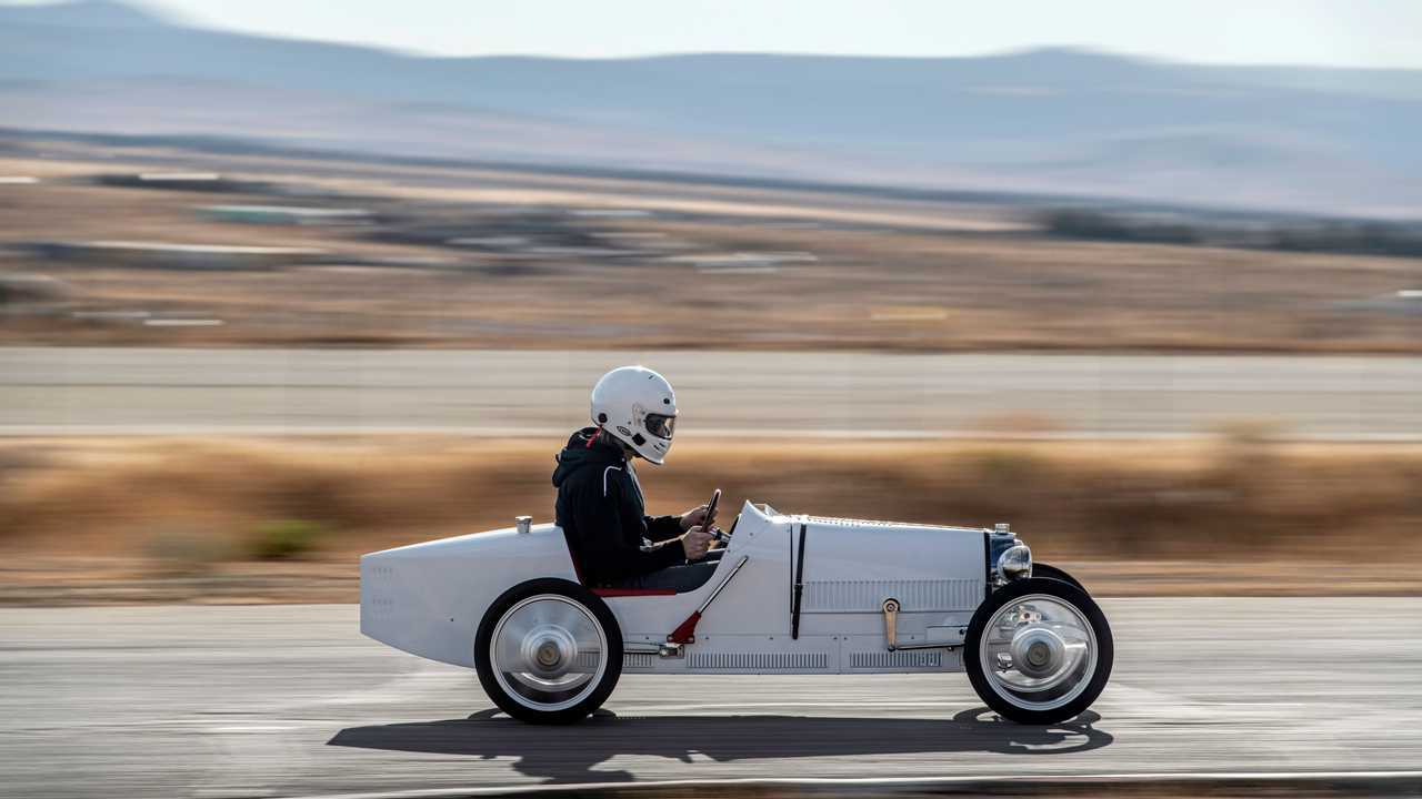 Bugatti Baby II 2021, prueba