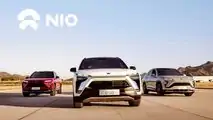 from left: NIO ES6, ES8 and EC6
