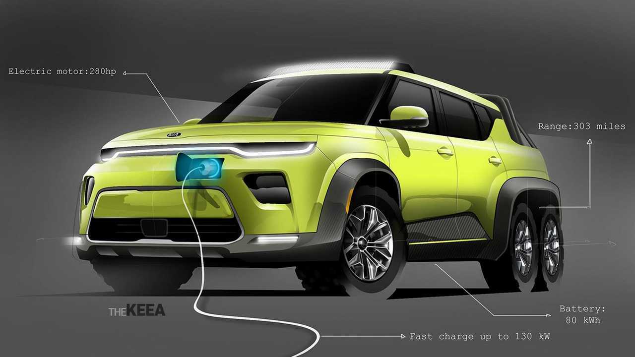 Kia Soul EV 6x6